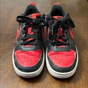 Nike Kids Red and Black Sneakers
